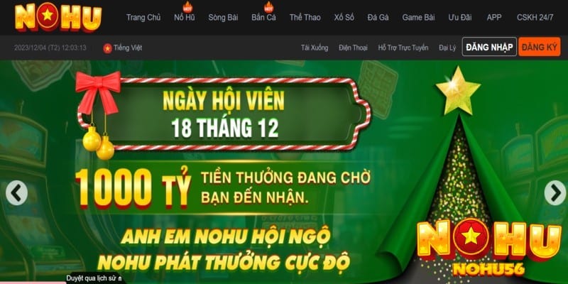 Kho game của NOHU56 vô cùng đa dạng